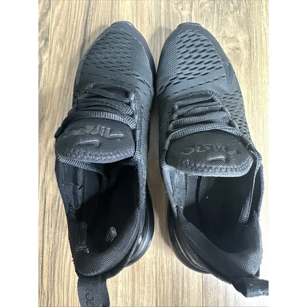 Nike Air Max 270 BQ5776-001 Black Shoe Sneakers Youth Unisex Size 6Y‎